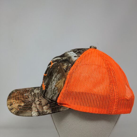 IC 772-288-1866 Snapback Trucker Hat Camouflage One Size Mesh Back Richardson - Picture 3 of 8